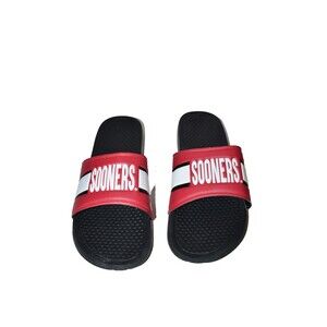 Oklahoma Sooners NCAA Men's XL 13-14 Flip Flop Sandals Shower shoes